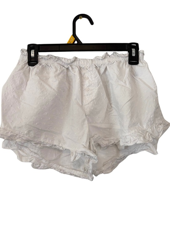 Colsie Pants - 3/$20 Colsie White Ruffle-Trim Elastic Waist Shorts